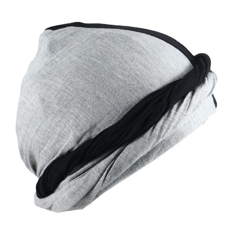 nevermindyrhead Color Block Turban for Men Twist Head Wraps Durag Satin Lined Unisex Scarf Tie Wave Cap