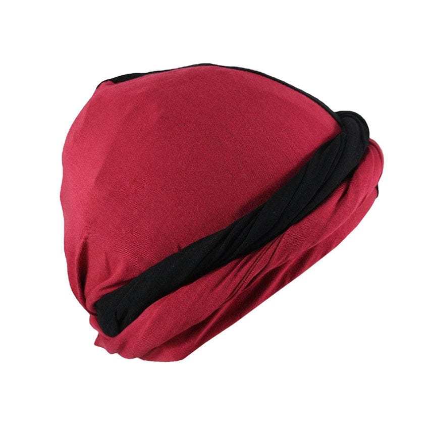 nevermindyrhead Color Block Turban for Men Twist Head Wraps Durag Satin Lined Unisex Scarf Tie Wave Cap