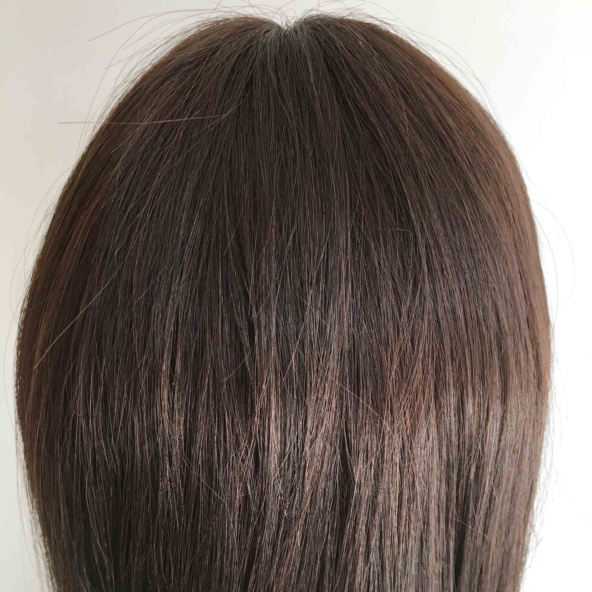 nevermindyrhead Human Hair Wig For Women Dark Brown Bob Short Straight Hair With Bangs