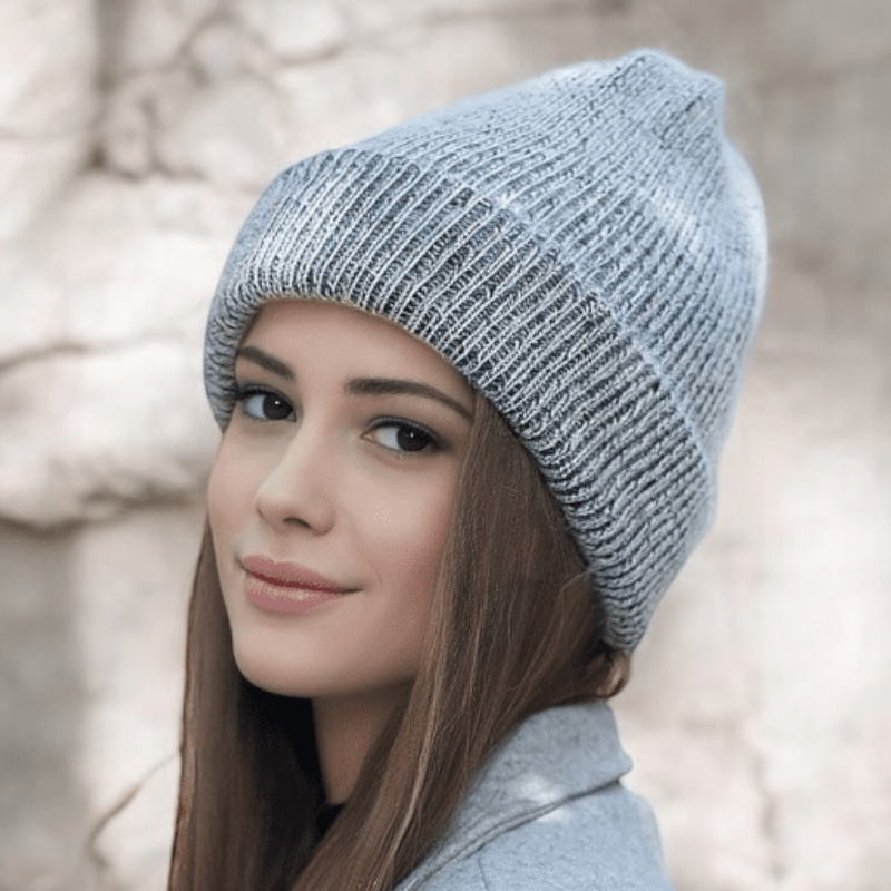 nevermindyrhead Women’s Chunky Knit Beanie Soft & Stretchy Warm Hat for Autumn Winter