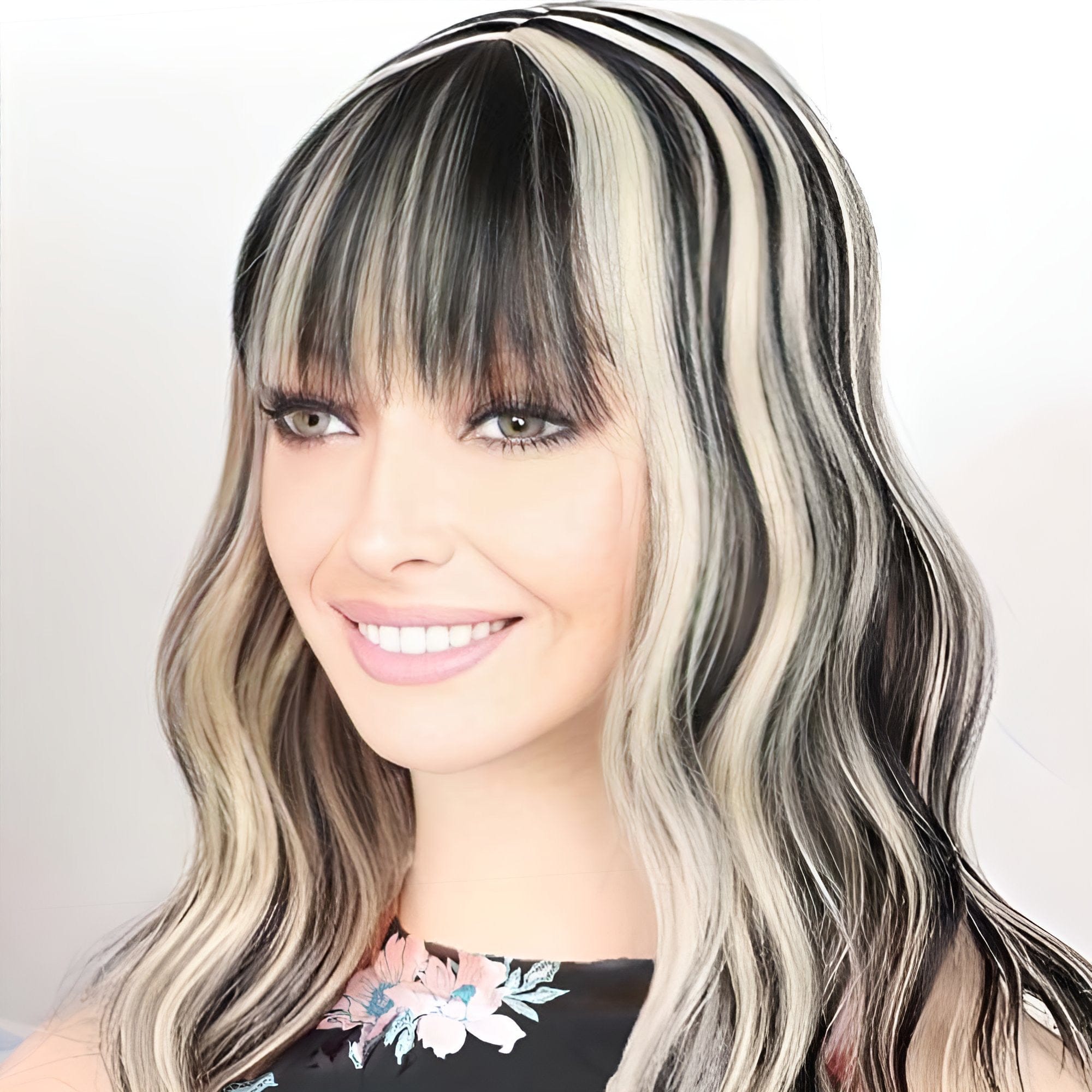 Clip in bangs clearance ombre