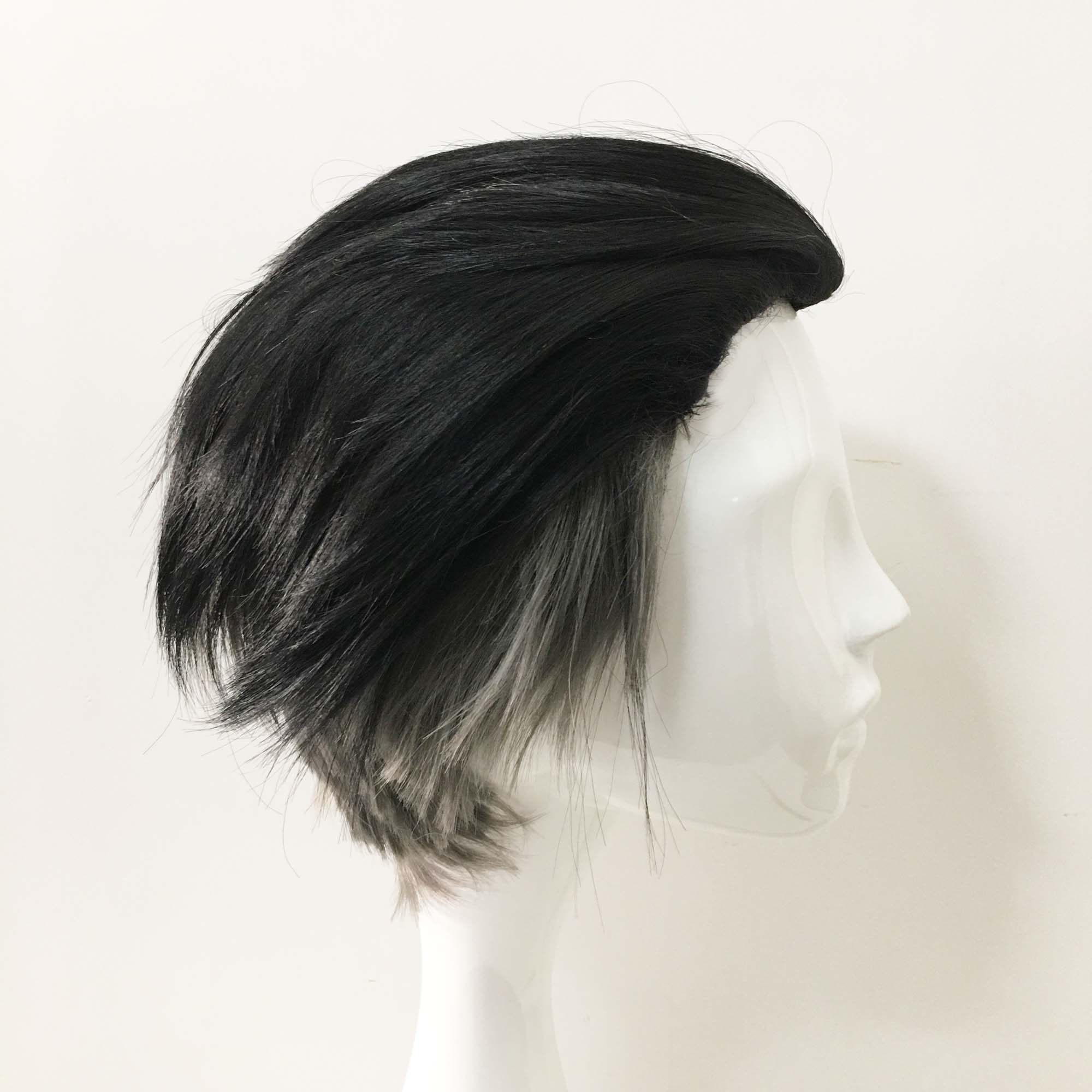 Black undercut wig sale