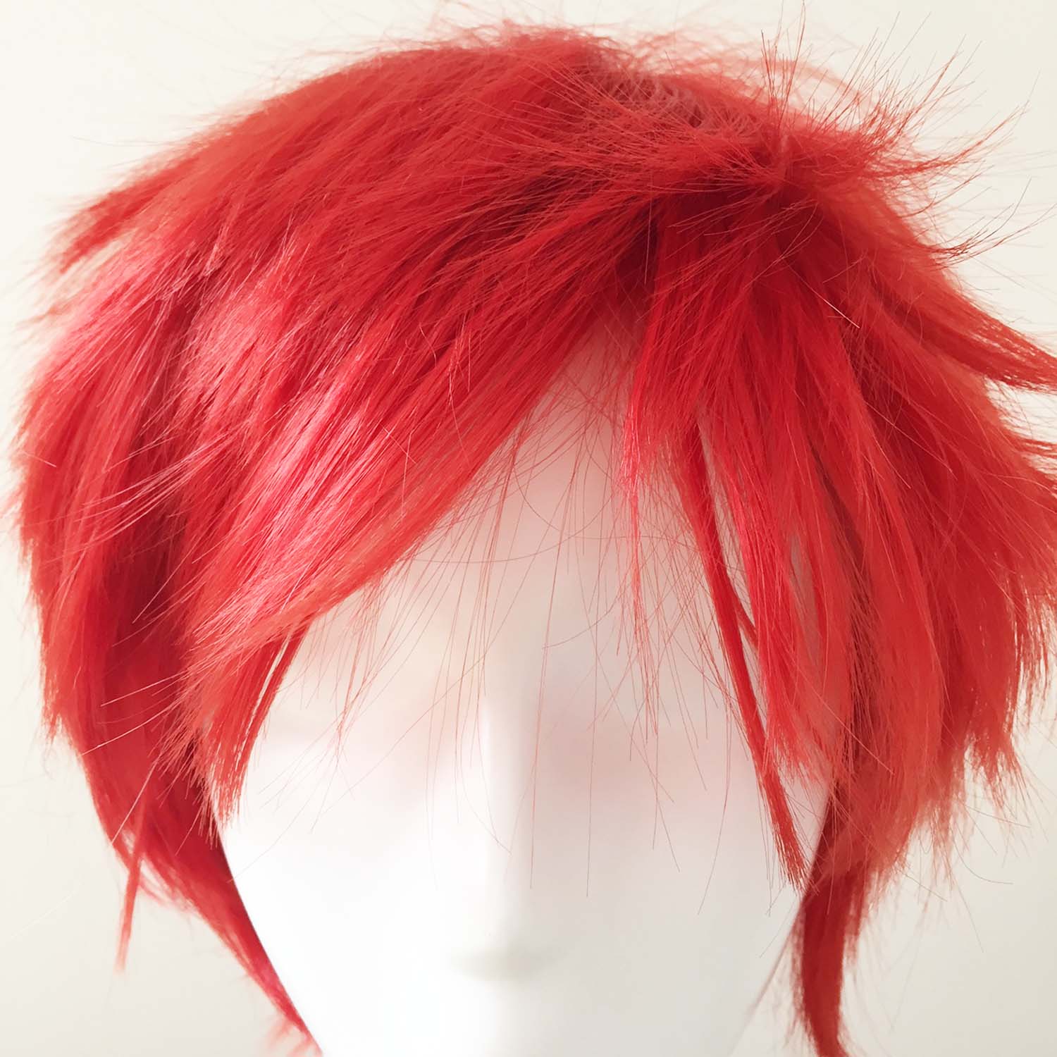 Short red clearance cosplay wig