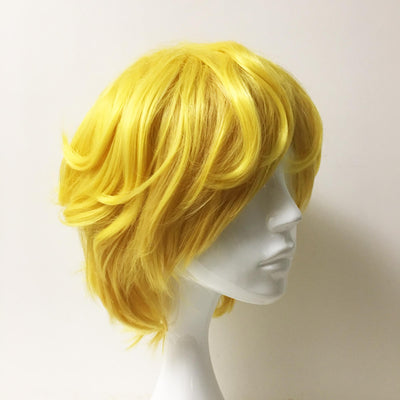 Short hotsell yellow wigs