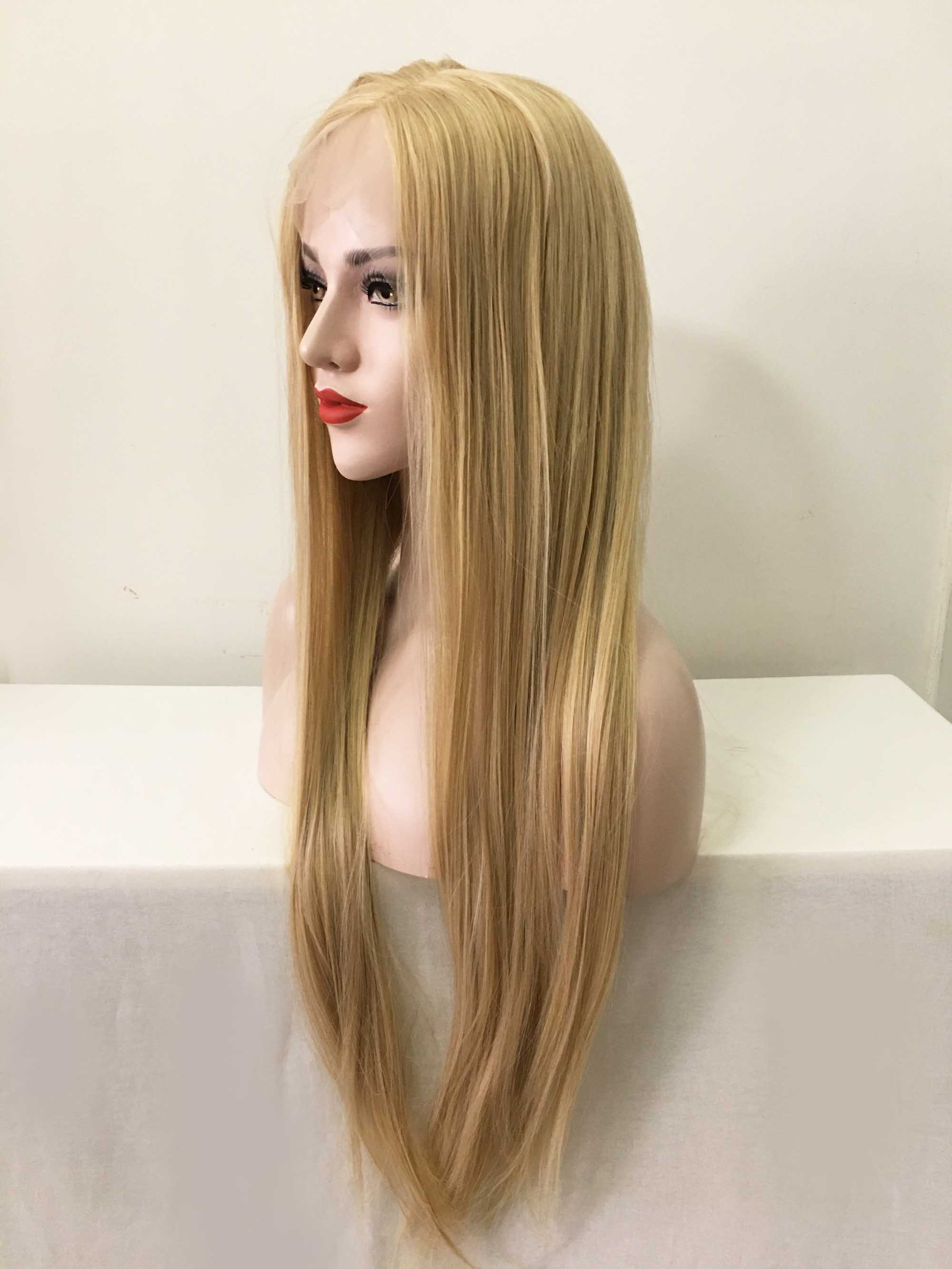 Blonde wig side clearance part