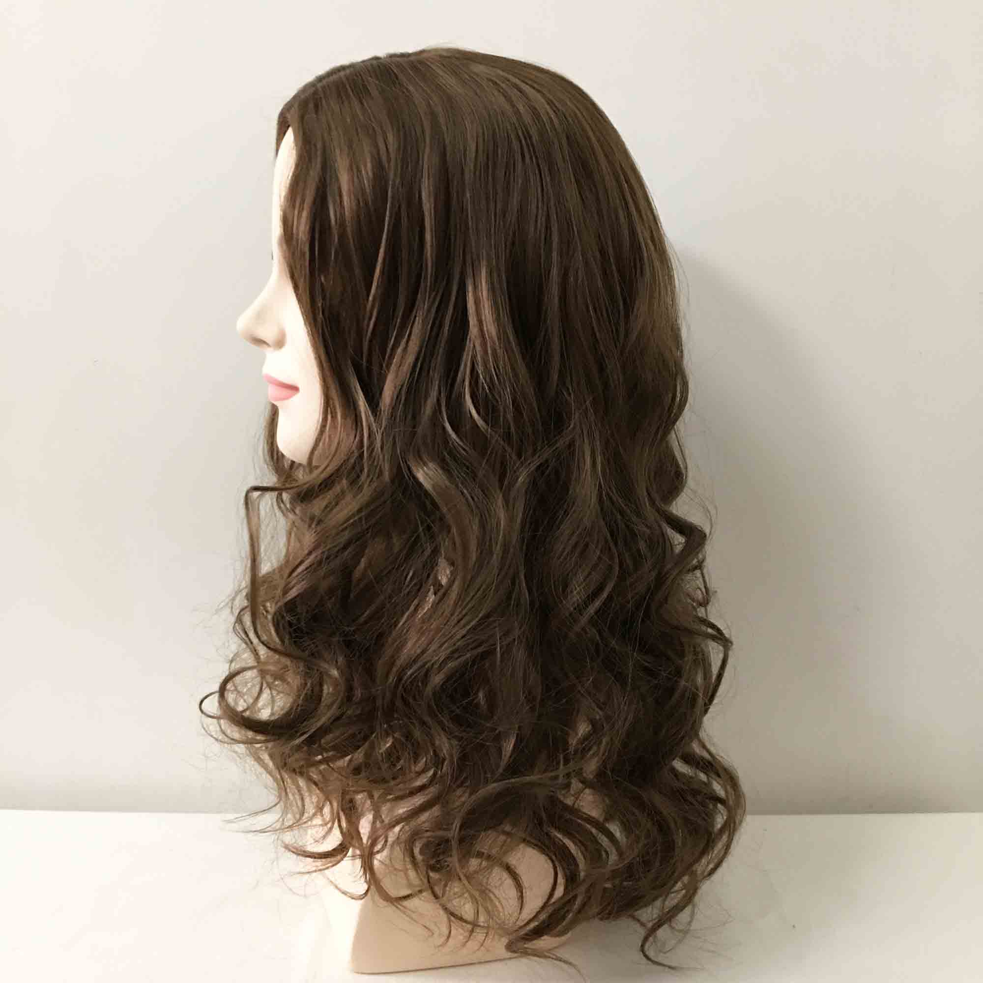 Long Curly Chocolate Brown Synthetic Wig nevermindyrhead