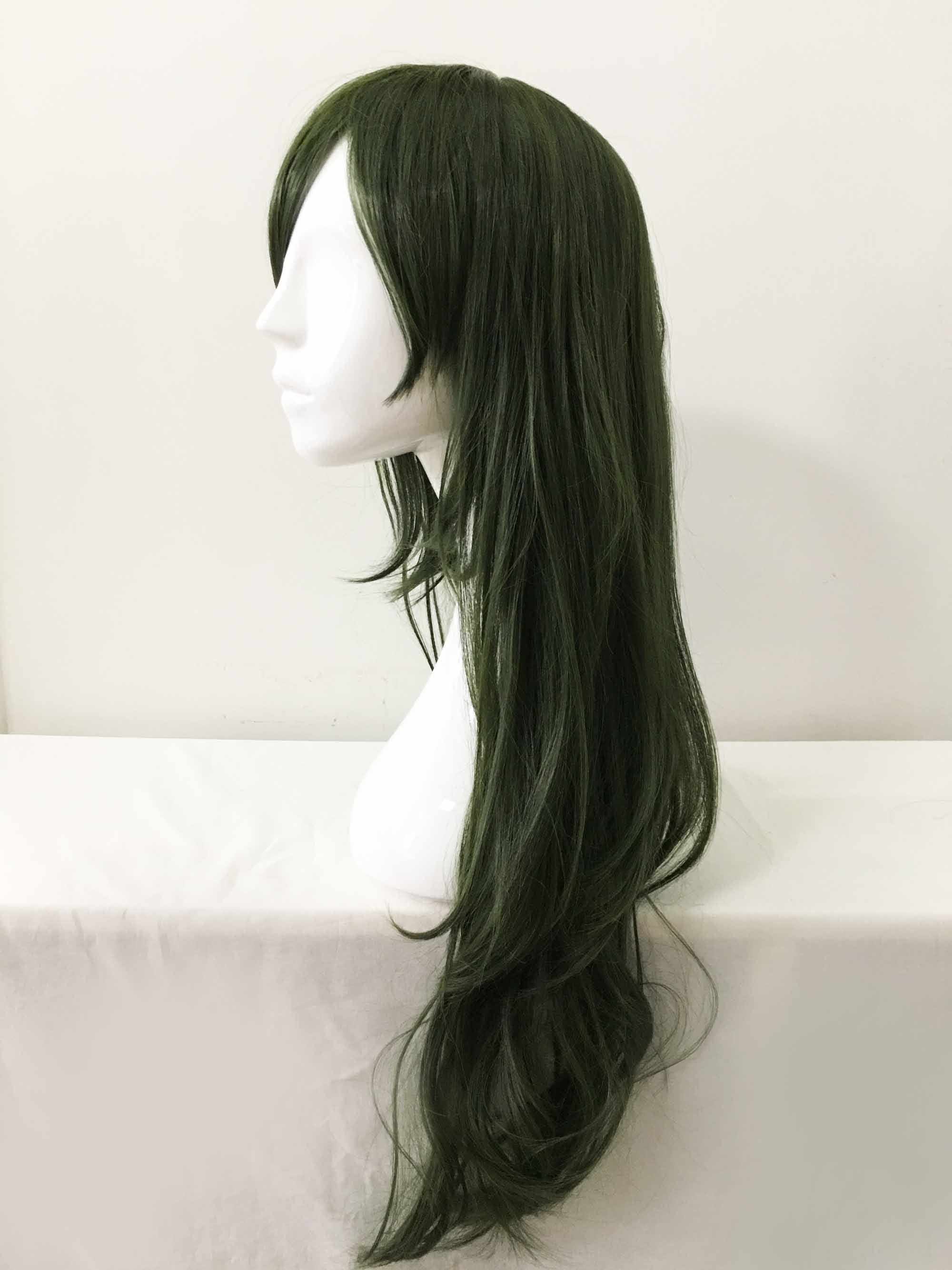 Dark green outlet cosplay wig