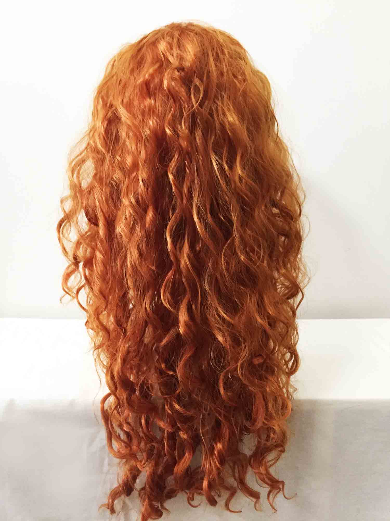 Long curly ginger outlet wigs