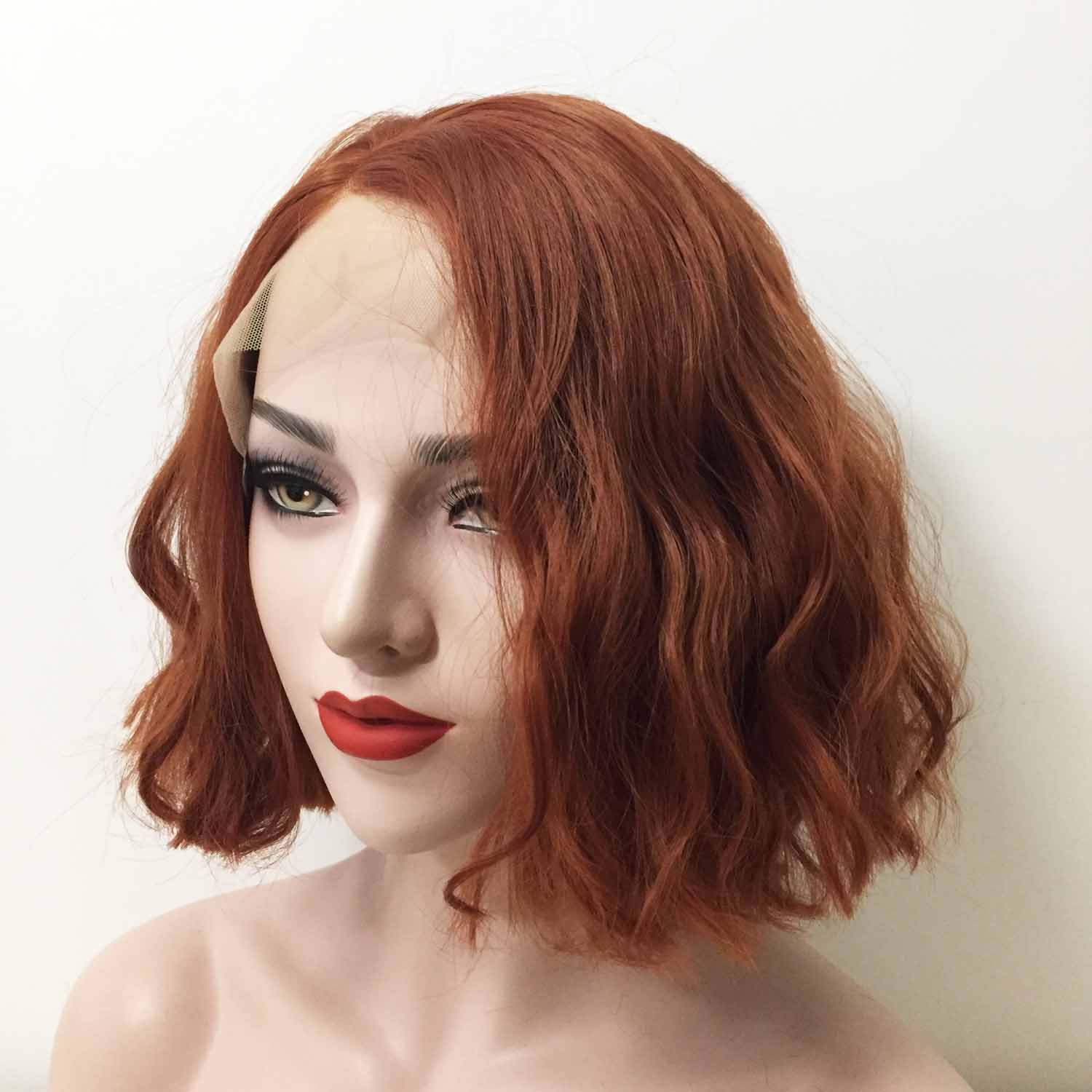 Short curly clearance red hair wigs