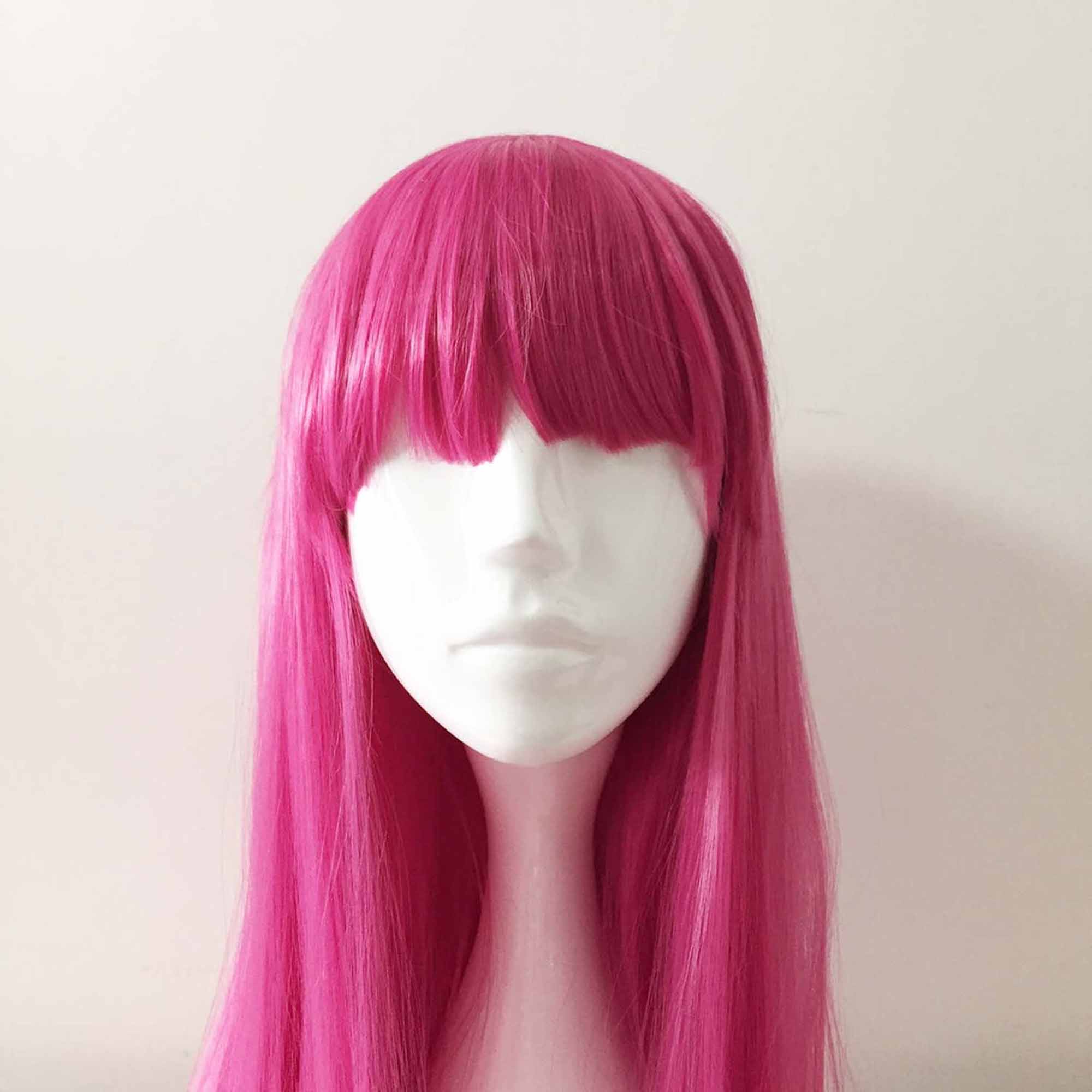 Magenta colored wigs hotsell